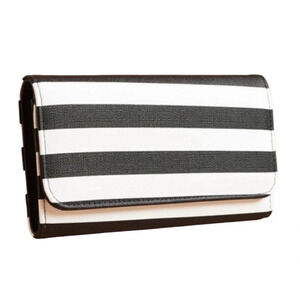 Kut From The  Kloth Slim Striped Wallet Black White